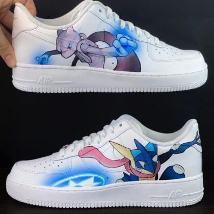 Greninja x Mewtwo Air Force 1 Custom