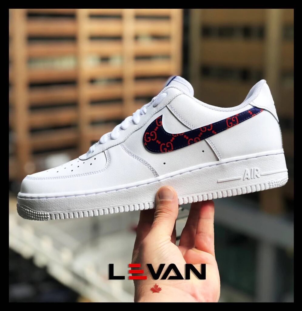 custom gucci af1s