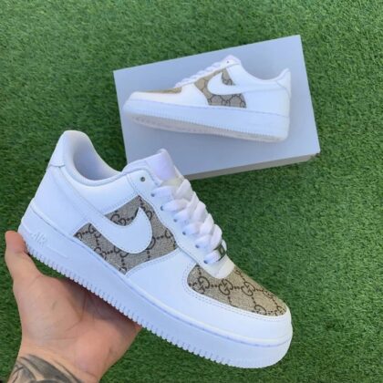 Gucci Fabric Inspired Air Force 1 Custom