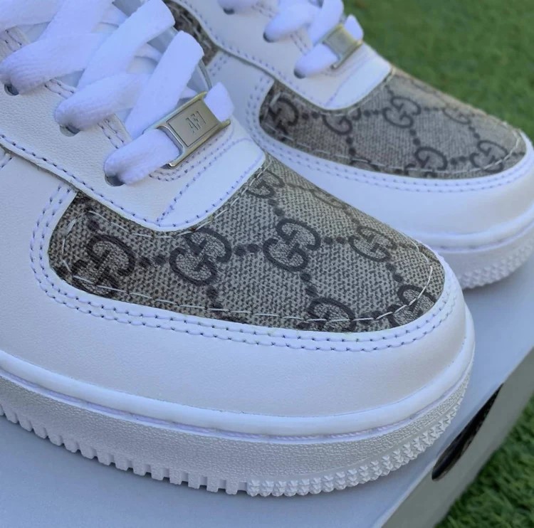 Gucci Fabric Inspired' Air Force 1