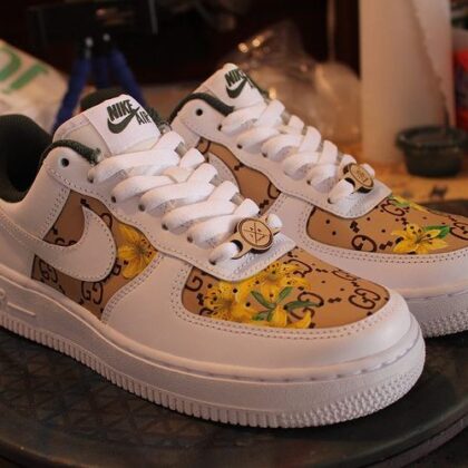 Gucci Lilys Air Force 1 Custom