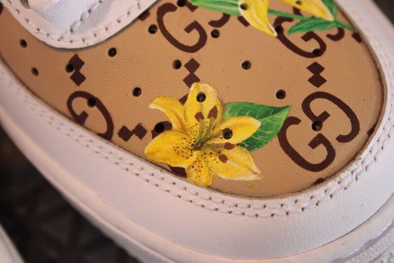 Gucci Lilys Air Force 1 Custom - Image 5