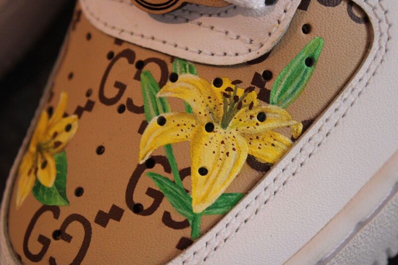 Gucci Lilys Air Force 1 Custom - Image 4