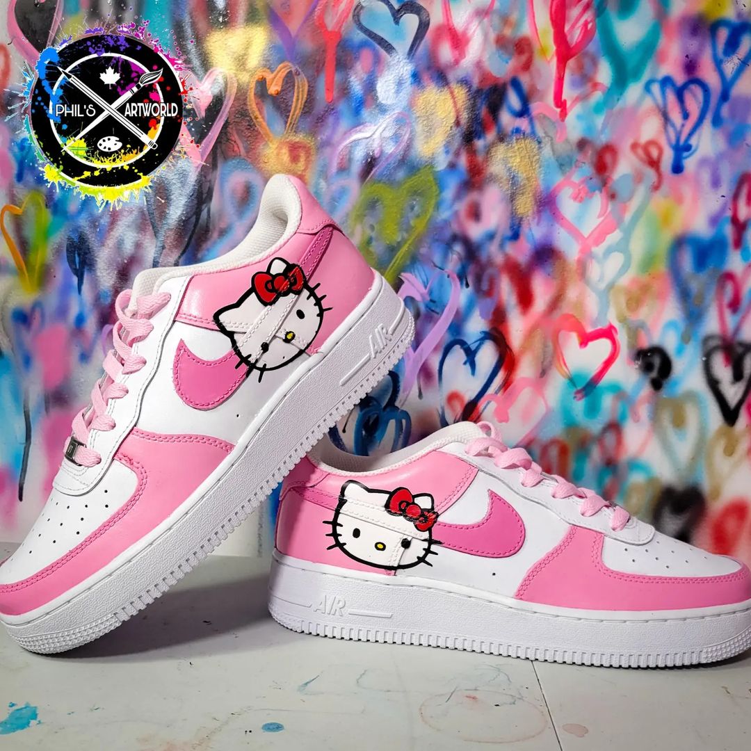 Hello Kitty Air Force 1 Custom - Daniel Customs