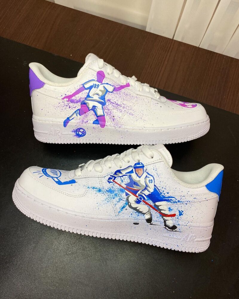 Hockey and Football Air Force 1 Custom