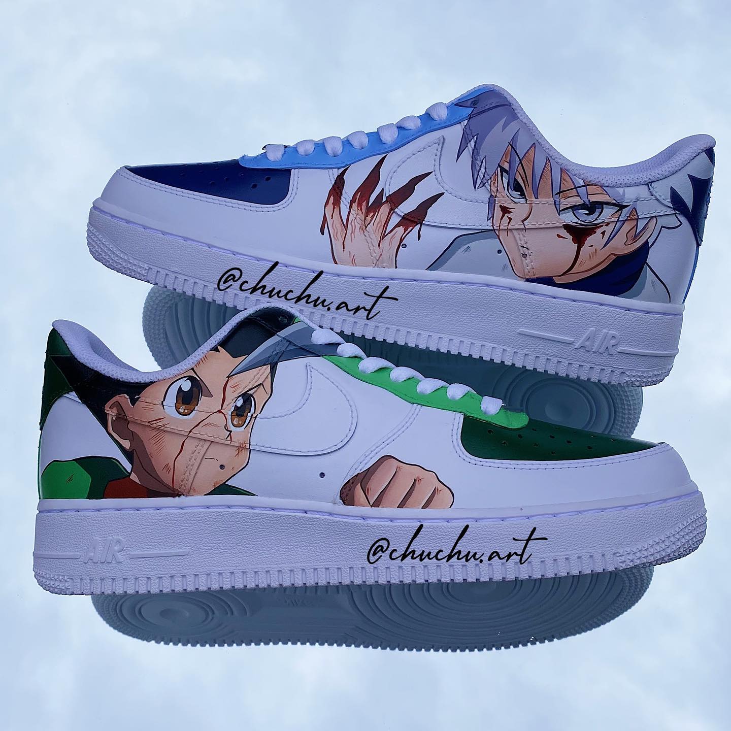 custom air force 1 killua