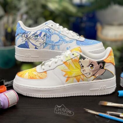 Hunter x Hunter Gon x Killua Air Force 1 Custom