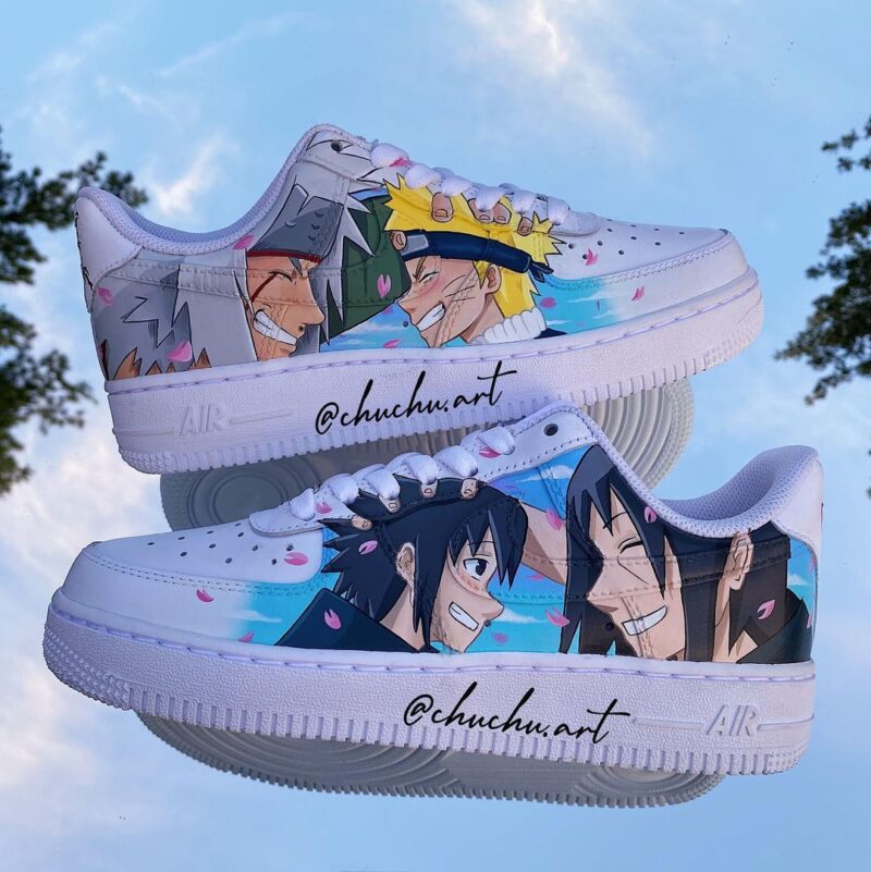 Jiraiya x Naruto and Sasuke x Itachi Air Force 1 Custom