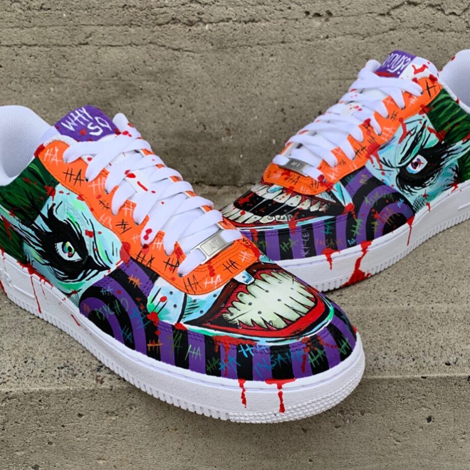 Joker Air Force 1 Custom - Daniel Customs