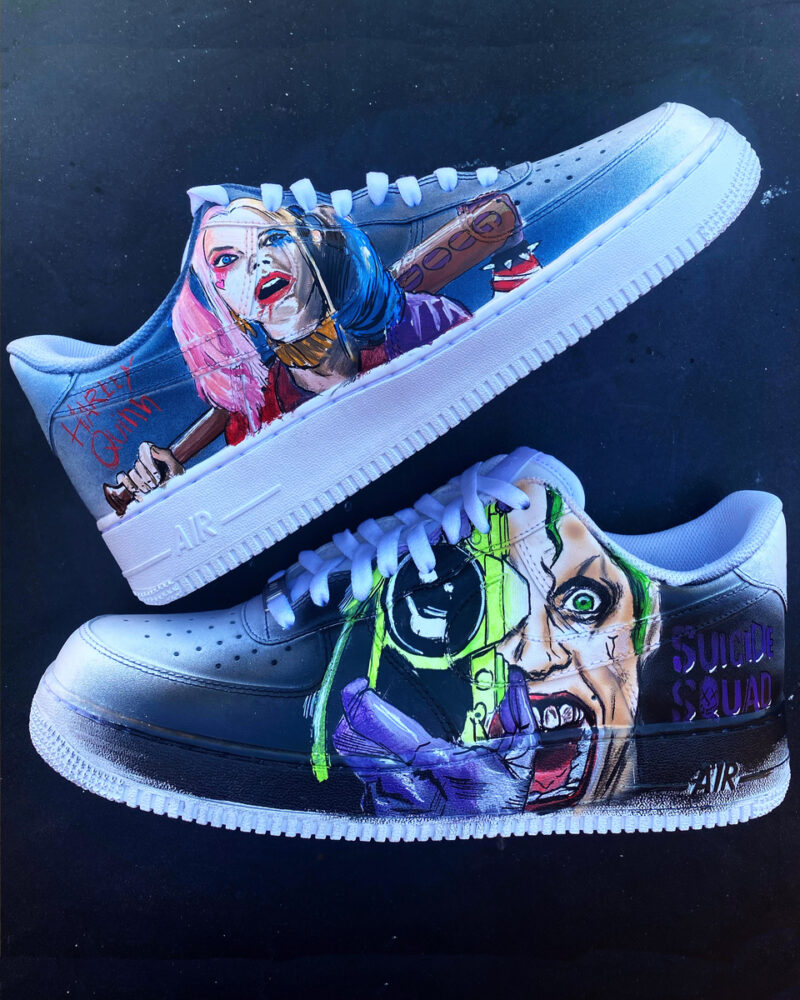 Joker x Harley Quinn Air Force 1 Custom