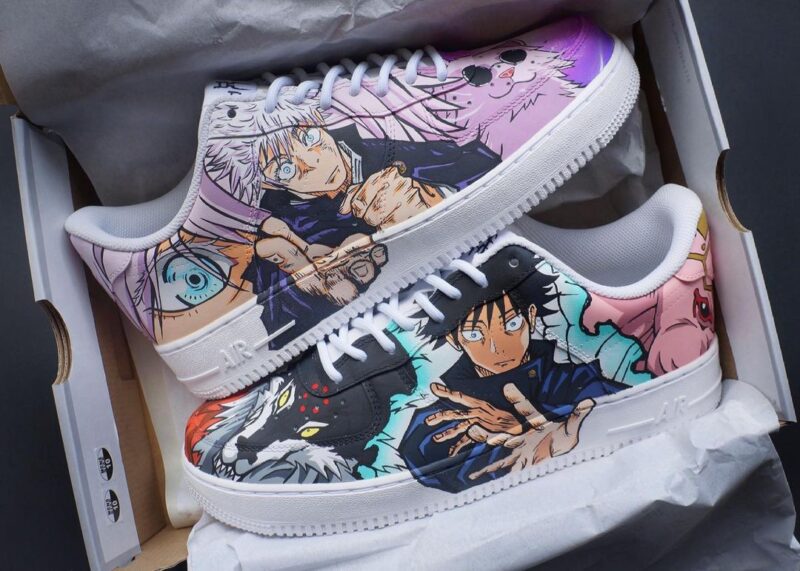 Jujutsu Kaisen - Fushiguro x Gojo Air Force 1 Custom