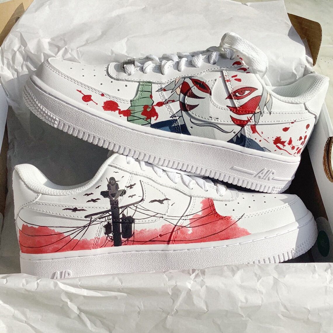 custom hello kitty air force 1