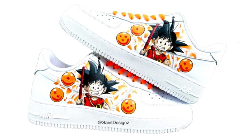 Kid Goku Air Force 1 Custom