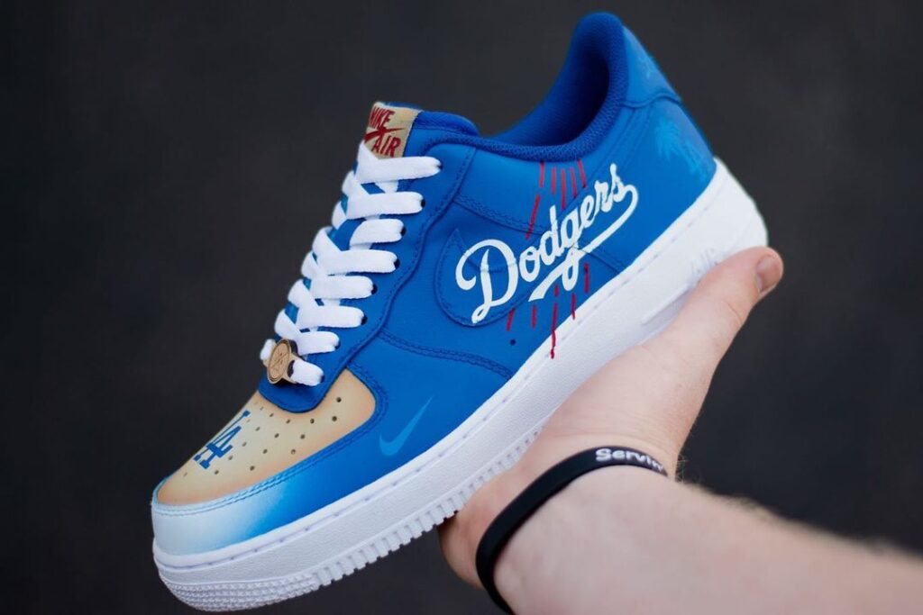 LA Dodgers Air Force 1 Custom - Daniel Customs