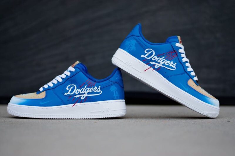 LA Dodgers Air Force 1 Custom - Image 7