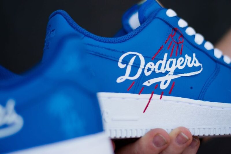 LA Dodgers Air Force 1 Custom - Image 4