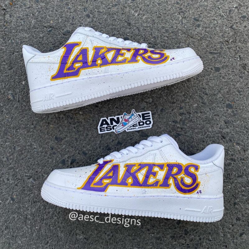 LAKERS Air Force 1 Custom - Image 3