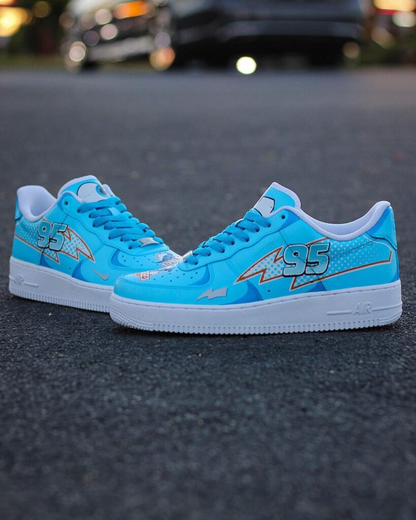 custom air force 1 lightning