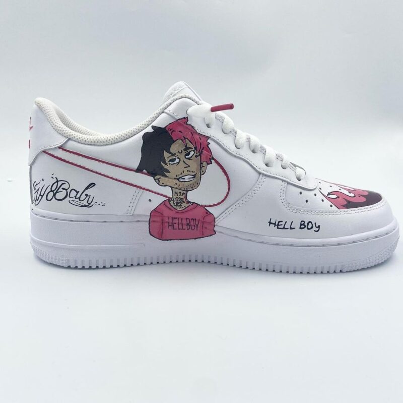 Lil Peep Air Force 1 Custom - Image 4