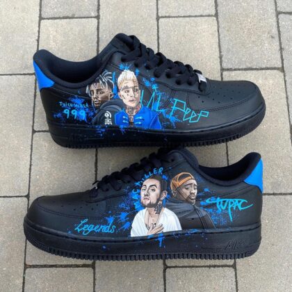 Mac Miller x Tupac x Juice Wrld x Lil Peep Air Force 1 Custom