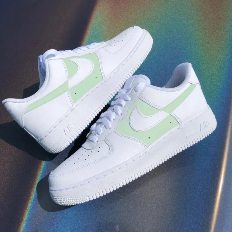 Mint Light Green Air Force 1 Custom