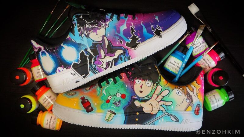 Mob Psycho 100 Air Force 1 Custom