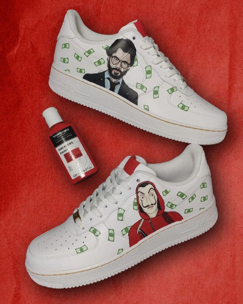 Money Heist Air Force 1 Custom