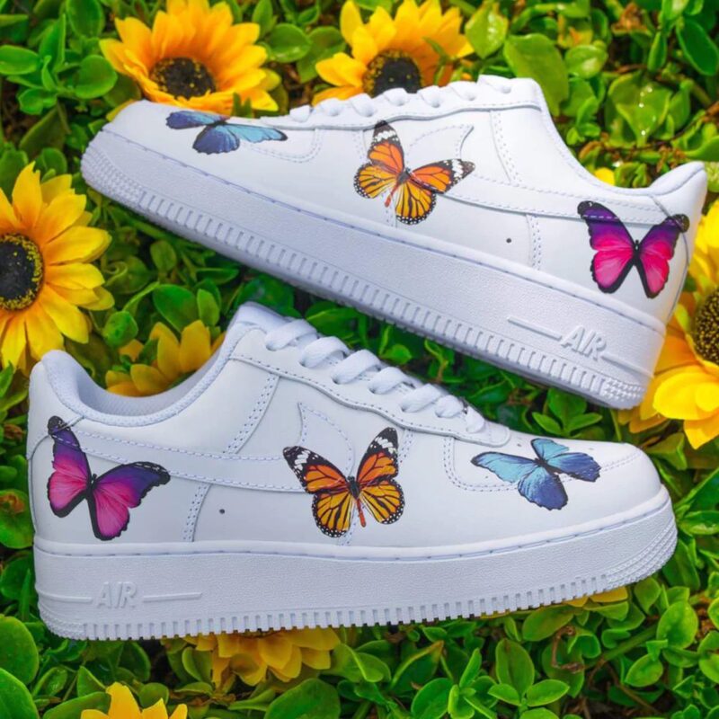 Multiple Color Butterflies Air Force 1 Custom