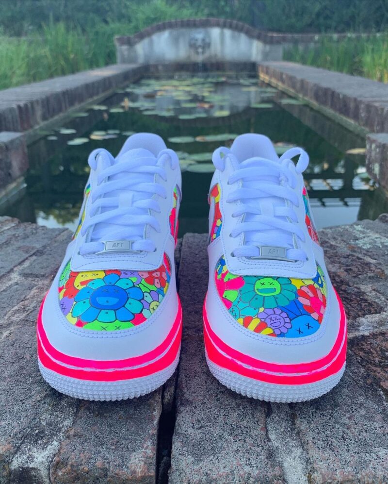 Murakami x Kaws Air Force 1 Custom