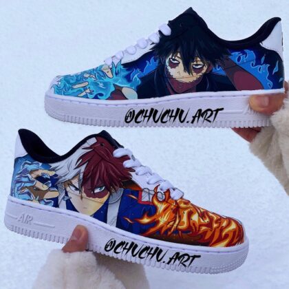 My Hero Academia - Shoto x Dabi Air Force 1 Custom