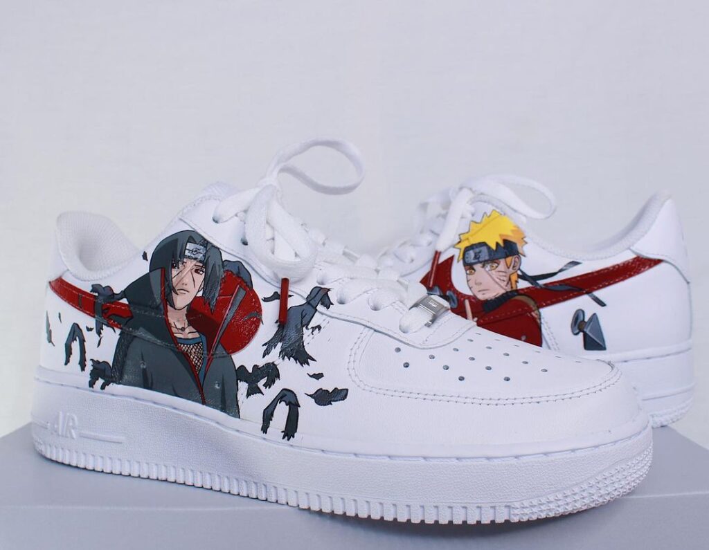 custom air force 1 itachi