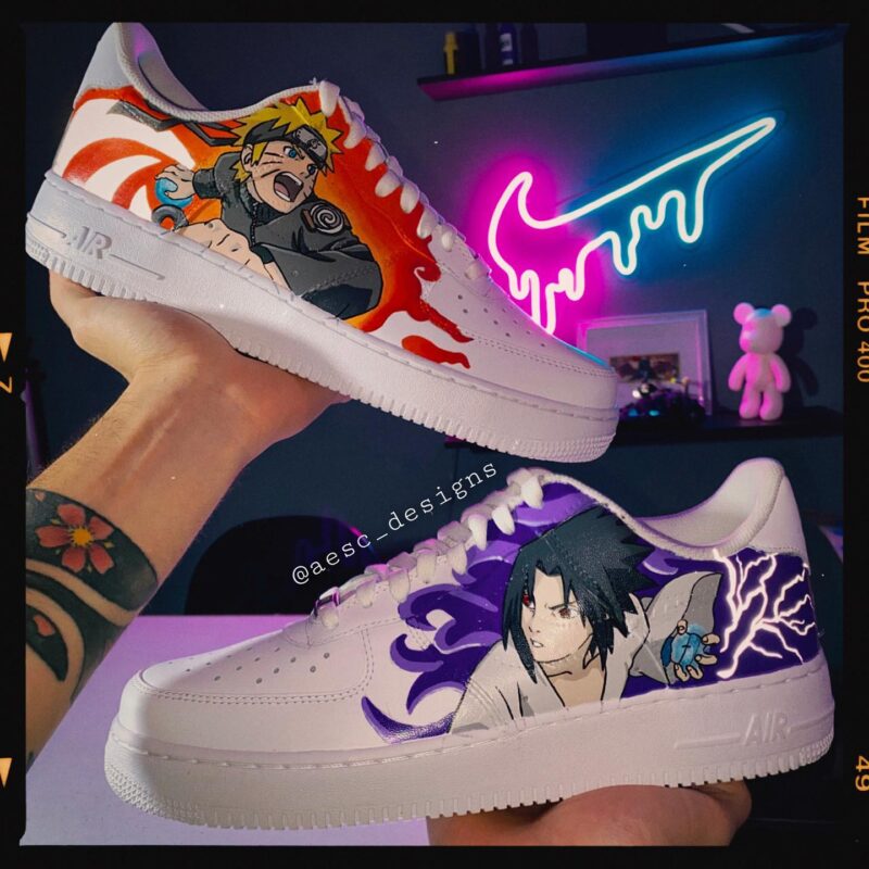 Naruto x Sasuke Air Force 1 Custom