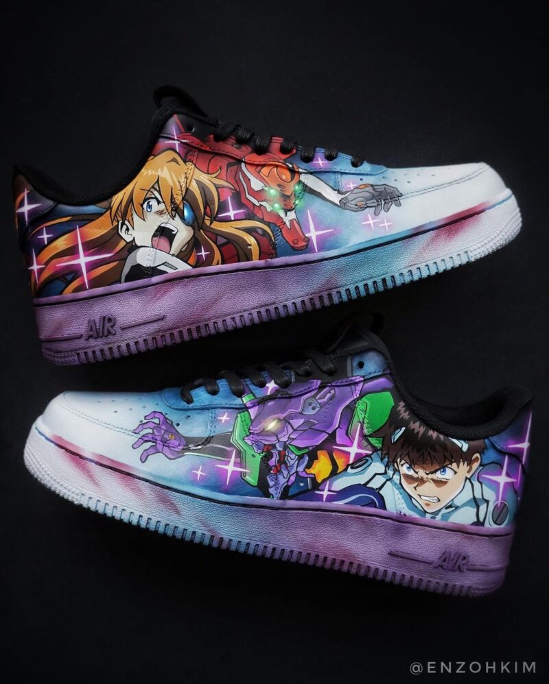 Neon Genesis Evangelion Air Force 1 Custom