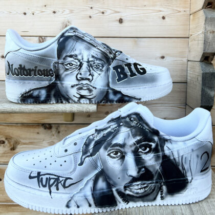 Notorious BIG x Tupac Air Force 1 Custom