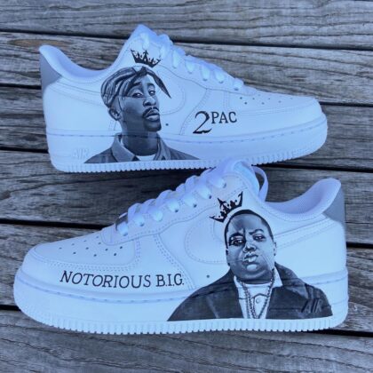 Notorious Big x Tupac Air Force 1 Custom