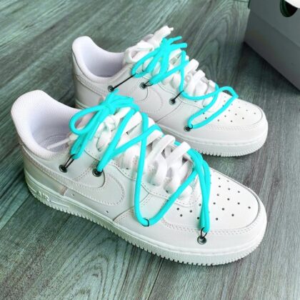 Off-White Blue Air Force 1 Custom