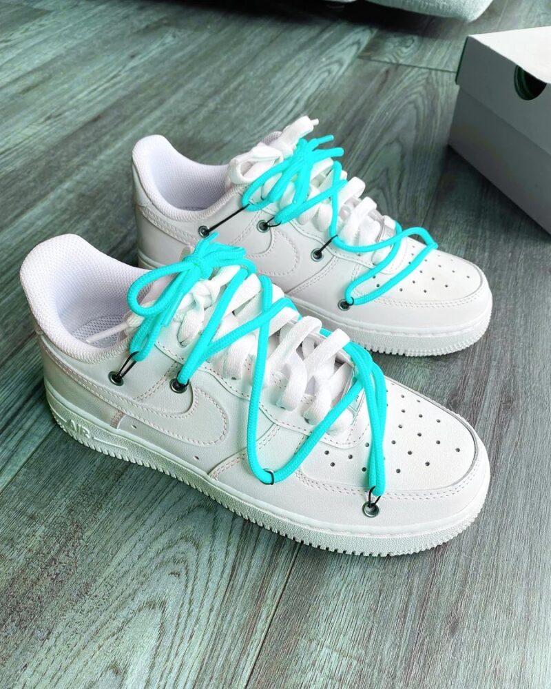 Off-White Blue Air Force 1 Custom