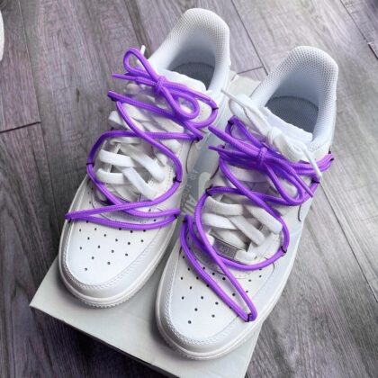 Off-White Purple Air Force 1 Custom