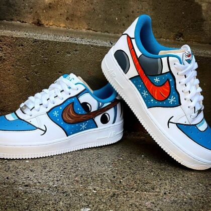 Olafs Frozen Adventure Air Force 1 Custom