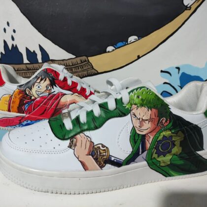 One Piece - Luffy x Zoro Air Force 1 Custom