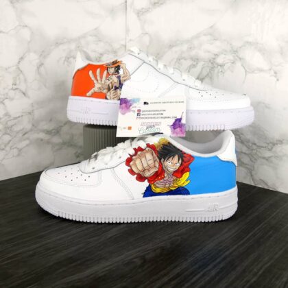 One Piece - Luffy x Ace Air Force 1 Custom