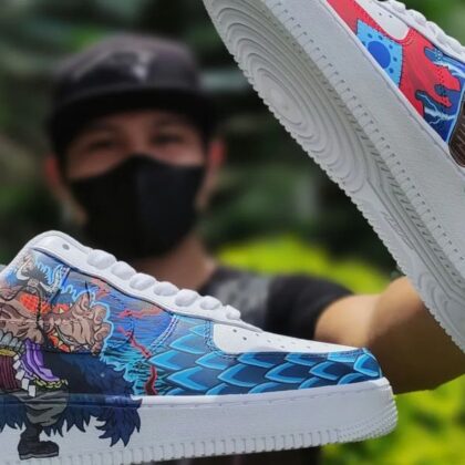 One Piece - Luffy x Kaido Air Force 1 Custom