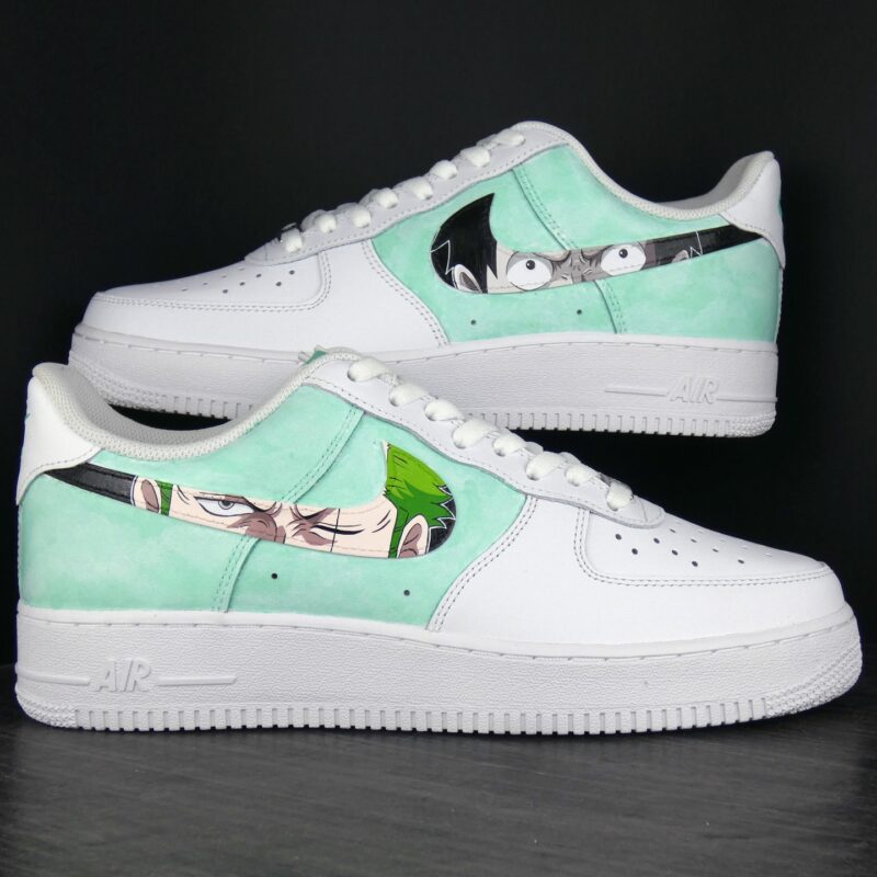 One Piece - Luffy x Zoro Air Force 1 Custom