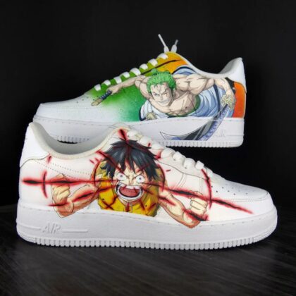 One Piece - Luffy x Zoro Air Force 1 Custom