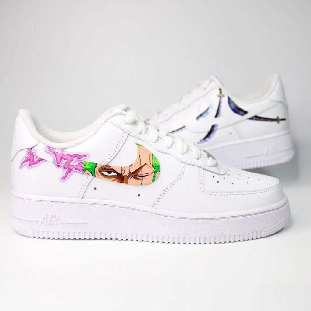 One Piece - Zoro Air Force 1 Custom - Daniel Customs