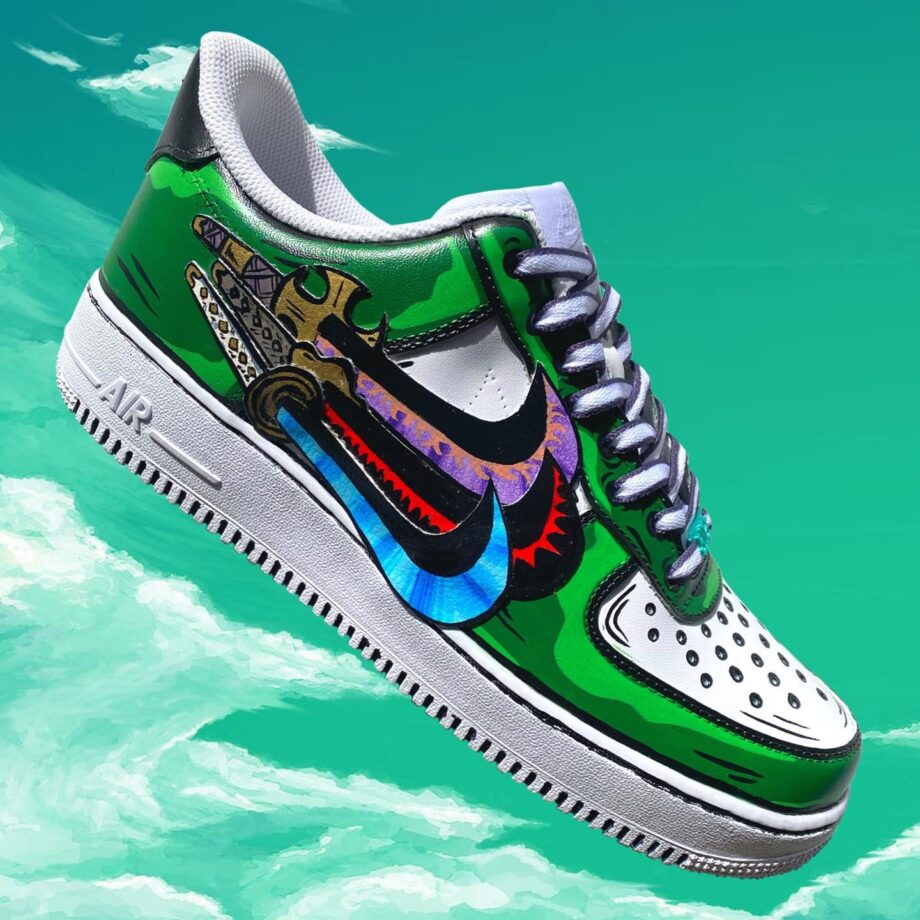 custom air force 1 zoro