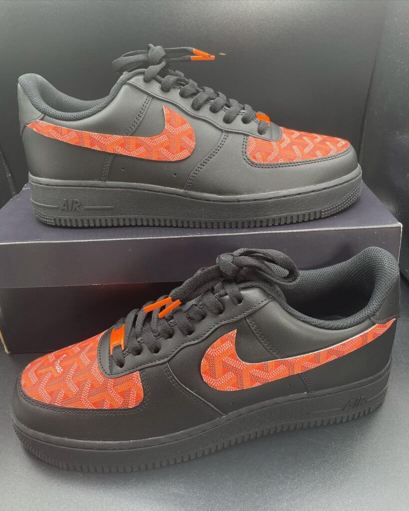 custom goyard air force 1