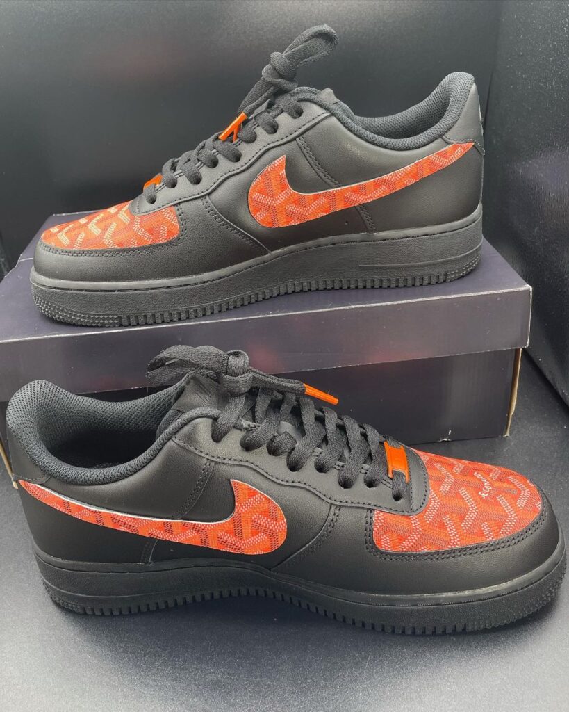 custom goyard air force 1