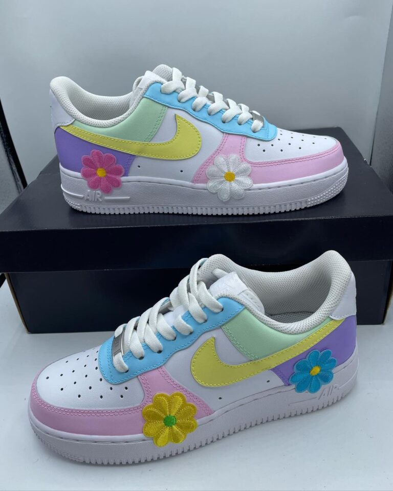custom air force 1 pastel colors