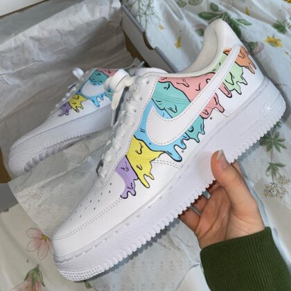 Pastel Drip Air Force 1 Custom